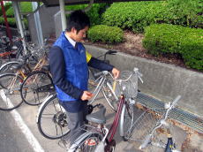 自転車点検画像